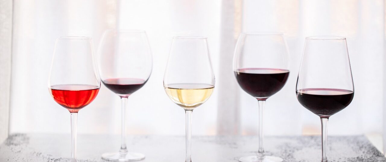 cores dos vinhos